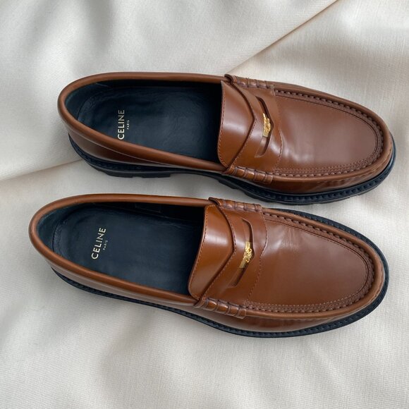 Celine "Margaret" Loafers in Brown, size 39. Fits like an 8/8.5 - Picture 2 of 10